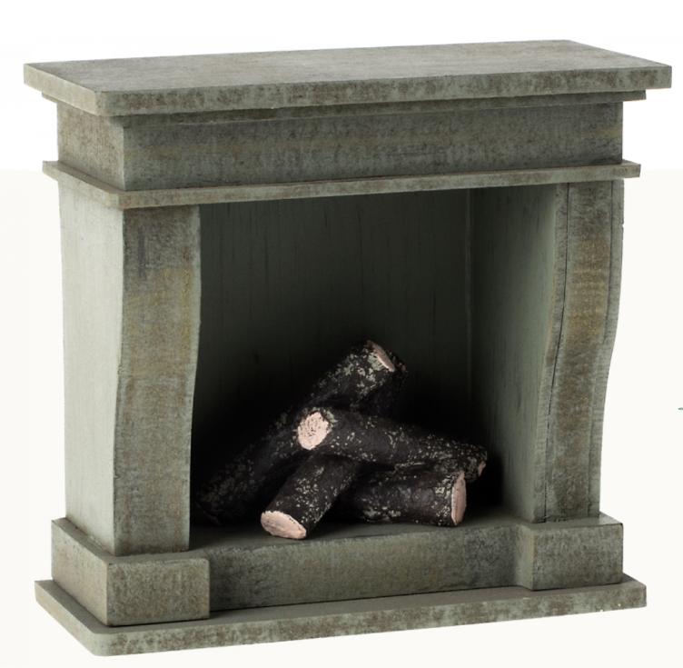 Kamin vintage Blue gross für Hasenhaus