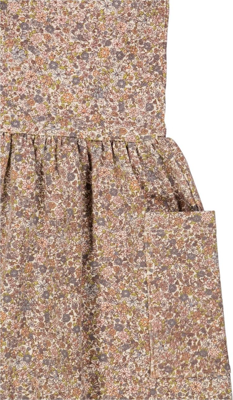 Kleid Millefleur mit kurzem Arm - 1
