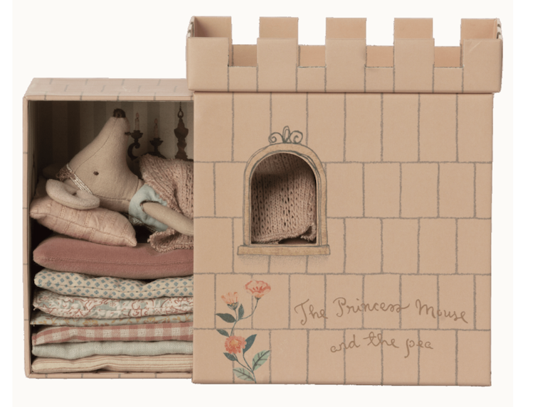 Mäuse Prinzessin auf der Erbse