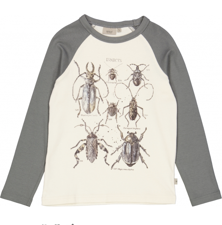 Shirt, langarm mit Käfern
