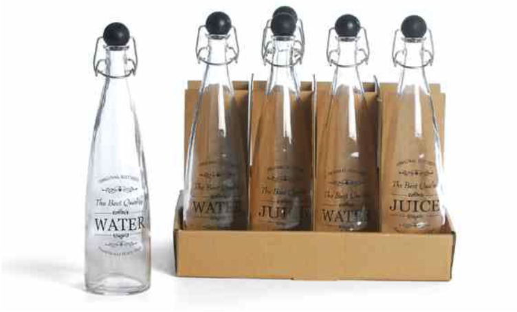 Glasflaschenset Water &Juice