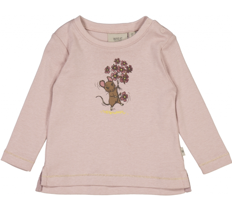 Langarm-Shirt mit Print Flower Mouse