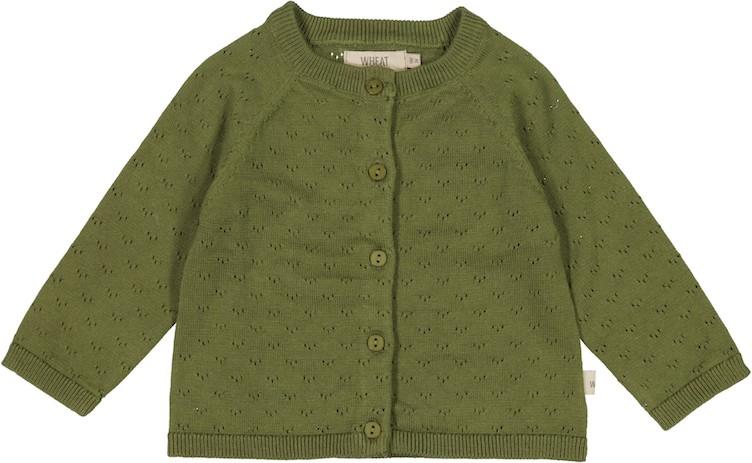 Strickjacke mit Broderie Anglaise Muster