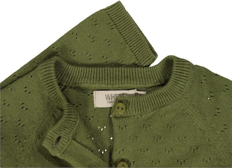 Strickjacke mit Broderie Anglaise Muster - 1