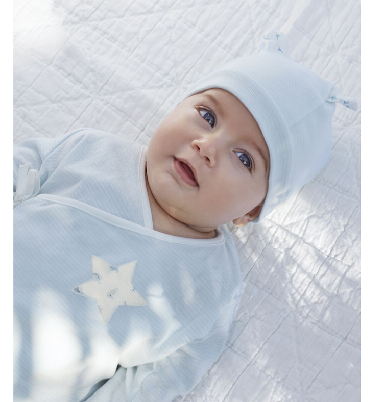 Köfferchen mit Body, Leggings und Mützchen - 0