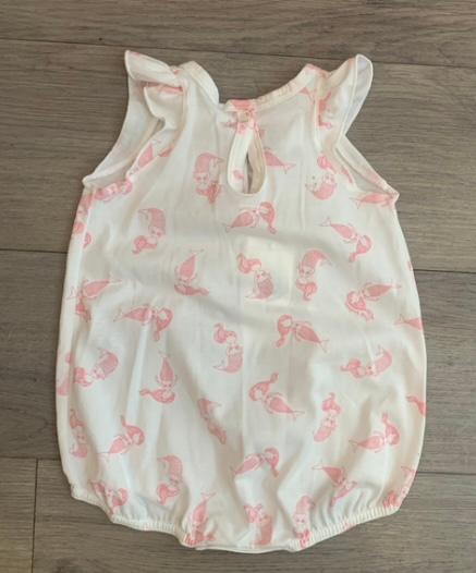 Sommer Strampler mit Meerjungfrauenmotiv - 0