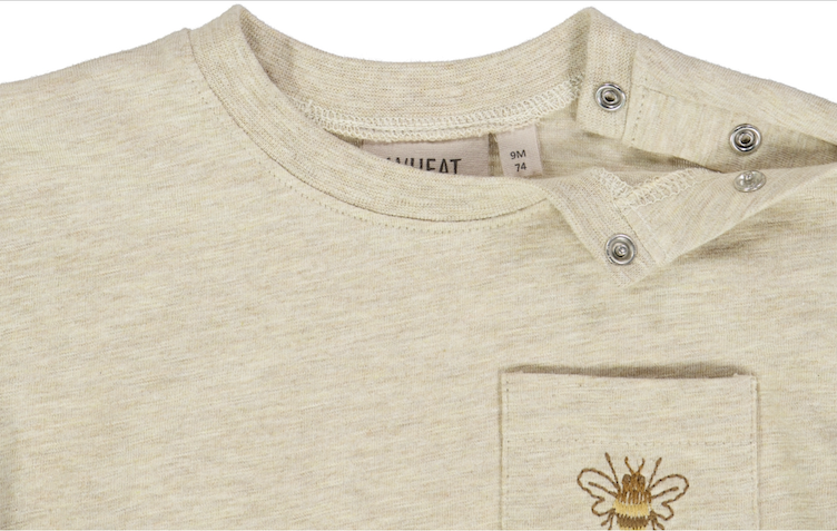 T-Shirt Baby mit Brusttasche `Bee` - 1