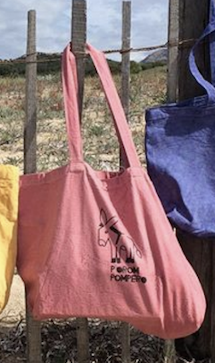 Umhängetasche mit Esel