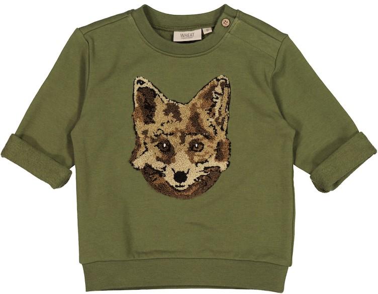 Pulli mit Fuchs- Frottee Applikation