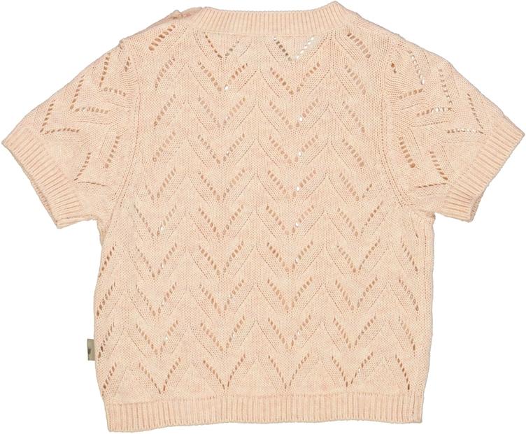 Halbarm-Pulli mit Ajour Muster - 1
