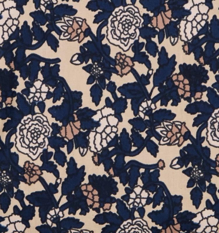 Kleid mit Vollants Indian Flower 6-12 - 0