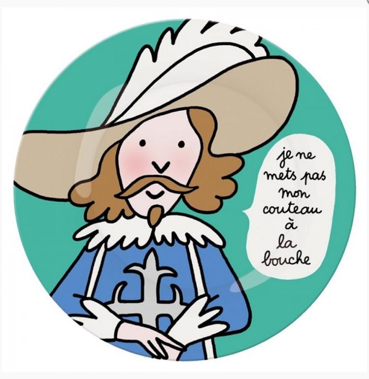 Teller Petit jour französisischer Spruch)